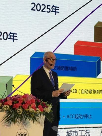 福田戴姆勒副總裁  Jens hamester講解未來卡車發(fā)展趨勢.jpg